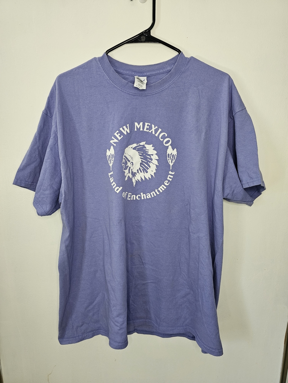 New Mexico Land of Enchantment Graphic Tee Purple Gildan XL Southwest Shirt